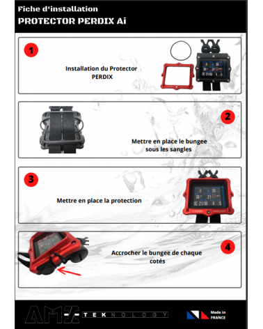 Protection ordinateur de plongée PERDIX - AMX-TEKnology